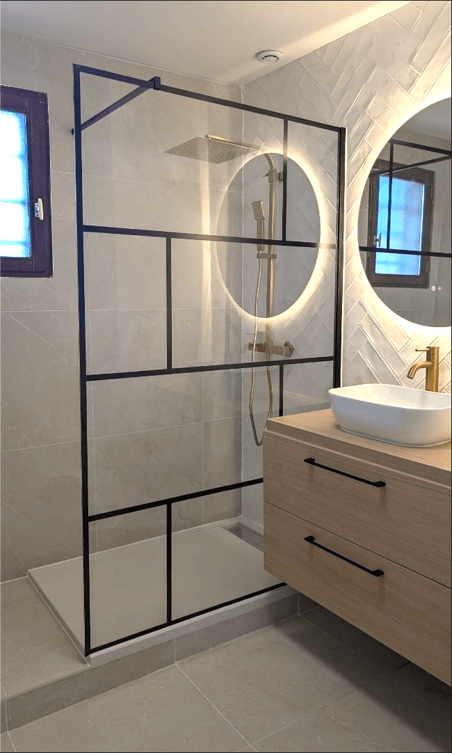 Rénovation salle de bain à Montreuil — carrelage et finitions DAS BATIMENT